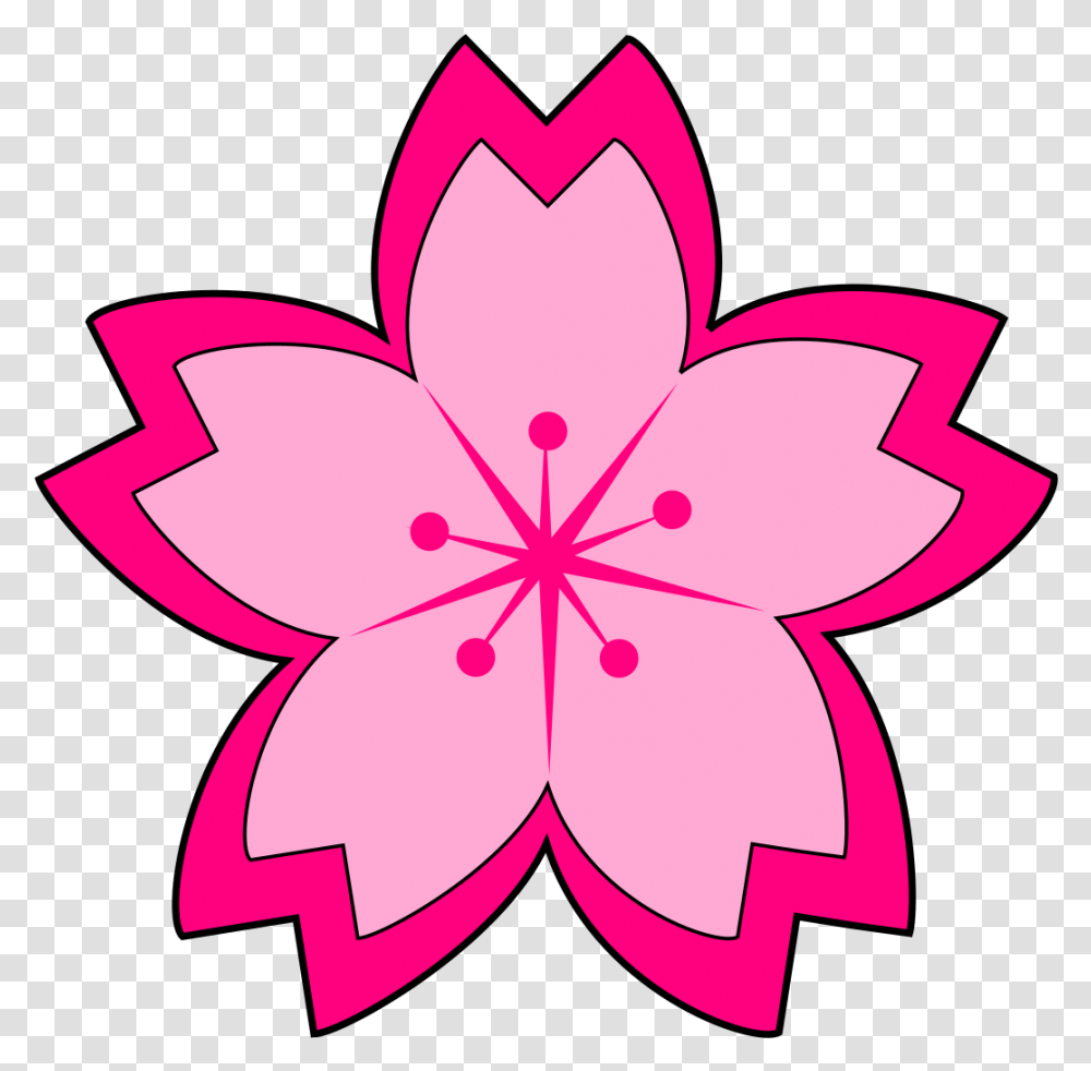 Sakura Svg Vector Clip Art Clip Art, Plant, Anther, Flower, Blossom Transparent Png