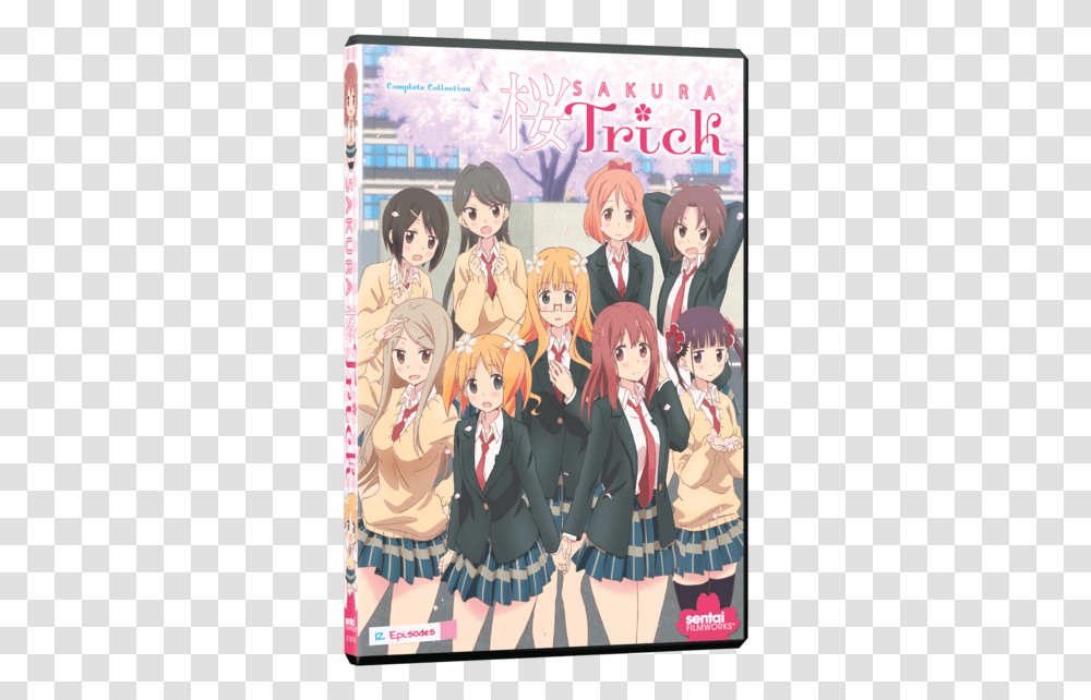 Sakura Trick Dvd, Manga, Comics, Book, Person Transparent Png