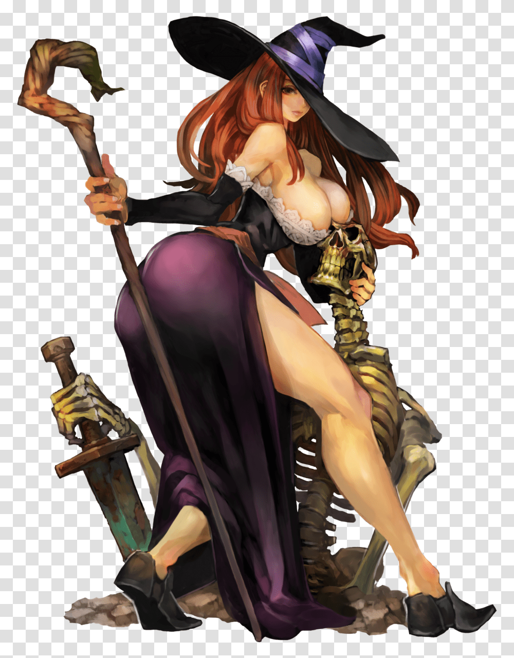 Sakurai Has Given You The Task To Select 5 Characters For Crown Sorceress Art, Person, Clothing, Hat, Costume Transparent Png