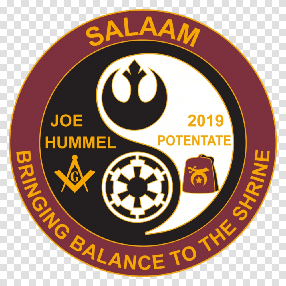 Salaam Shrine Star Wars Imperial, Logo, Badge Transparent Png