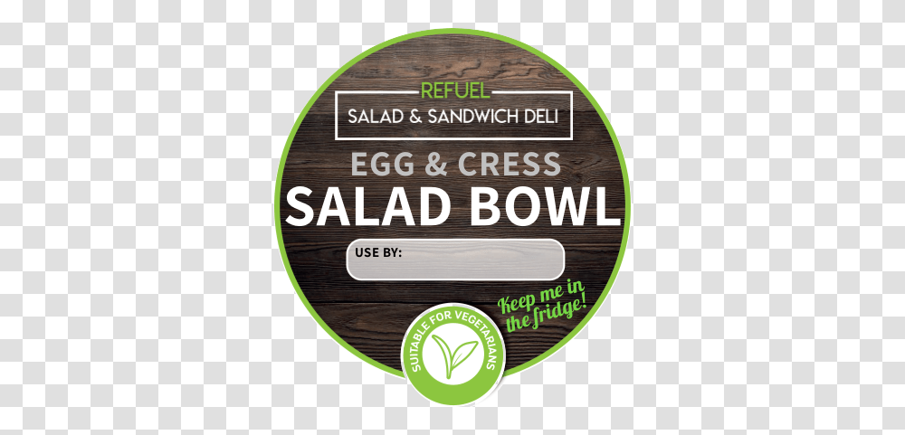 Salad Bowl Vegetarian Warning Wooden Design Label, Text, Plant, Logo, Symbol Transparent Png