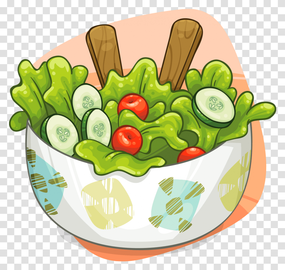 Salad, Plant, Food, Birthday Cake, Bowl Transparent Png