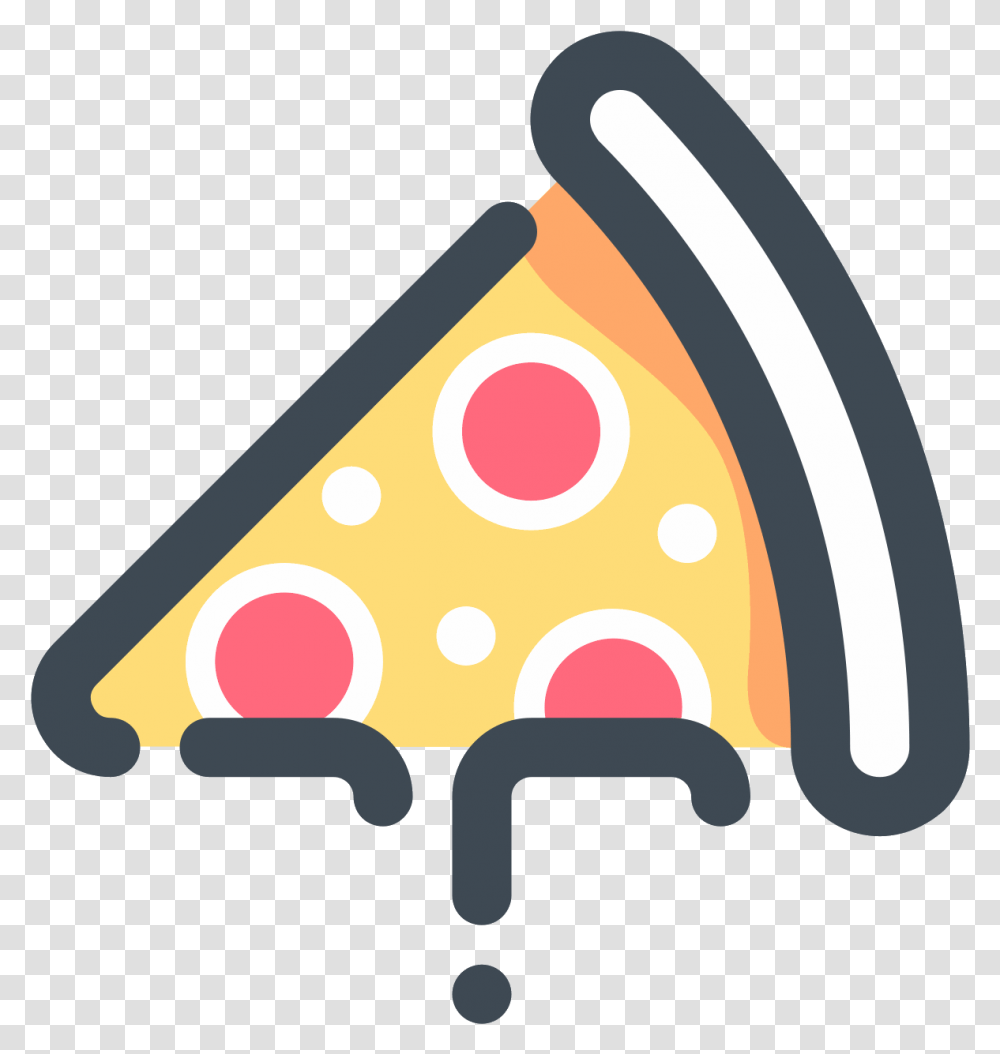 Salami Pizza Icon Pizza Icon, Triangle, Tool, Crash Helmet Transparent Png