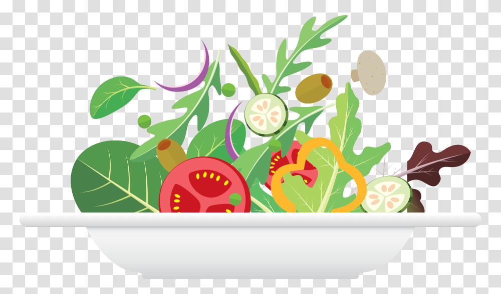 Salatteller Clipart, Plant, Produce, Food, Vegetable Transparent Png