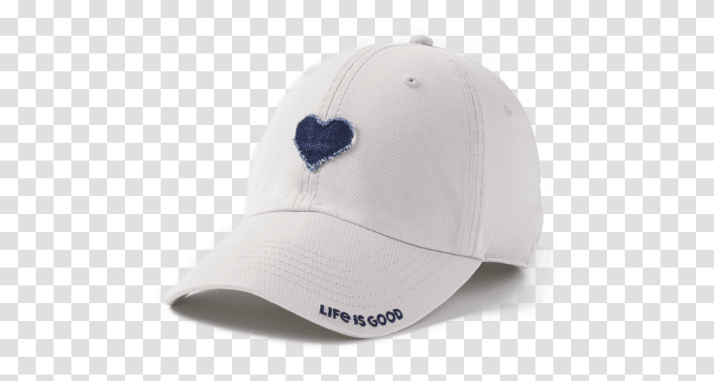 Sale Denim Heart Tattered Chill Cap Life Is Good Official Life Is Good Heart Tattered Chill Cap, Clothing, Apparel Transparent Png