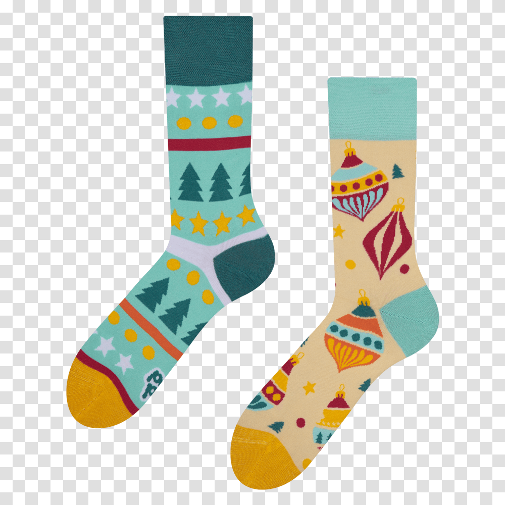 Sale Good Mood Socks Christmas Balls Sock, Apparel, Shoe, Footwear Transparent Png