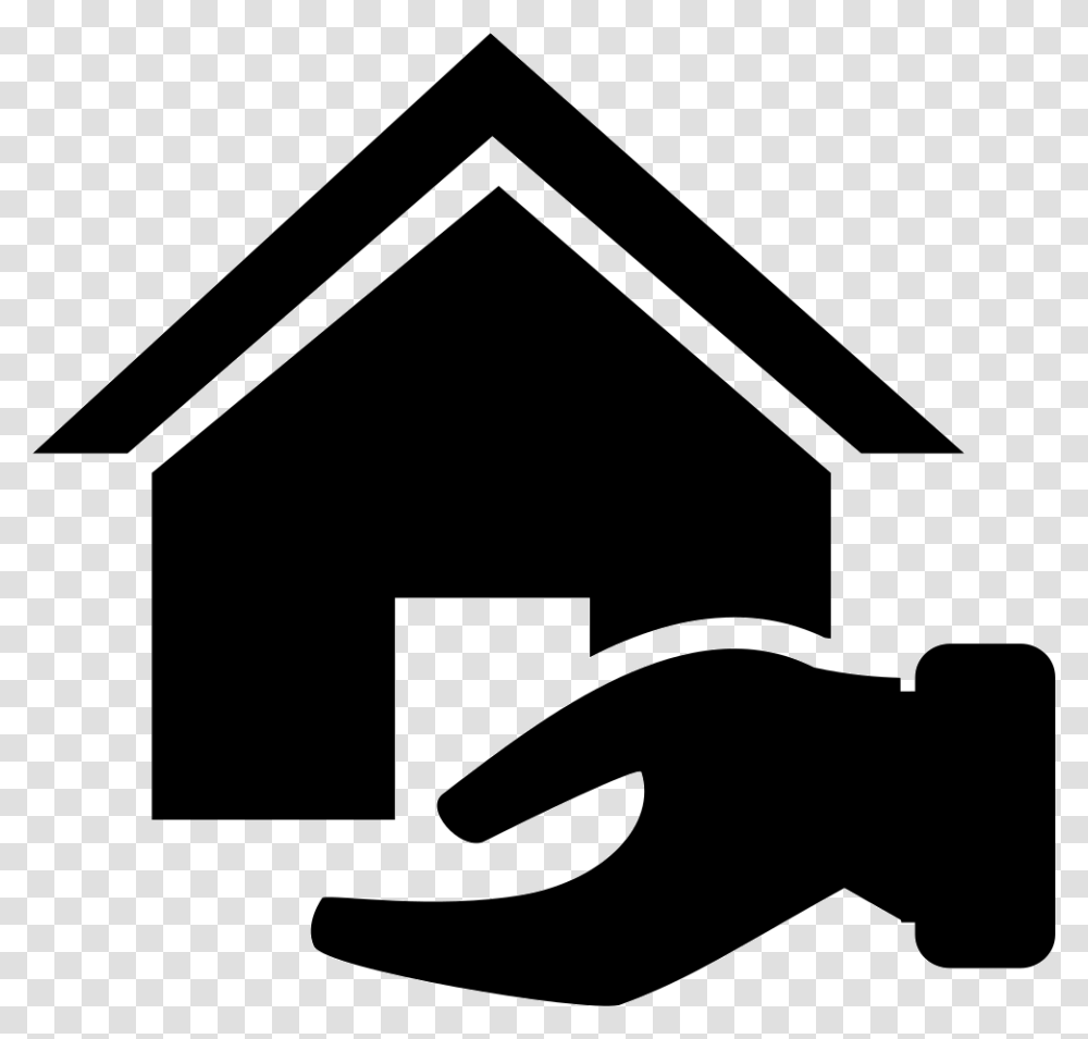 Sale Home Sell Home Icon, Stencil, Hammer, Tool, Silhouette Transparent Png