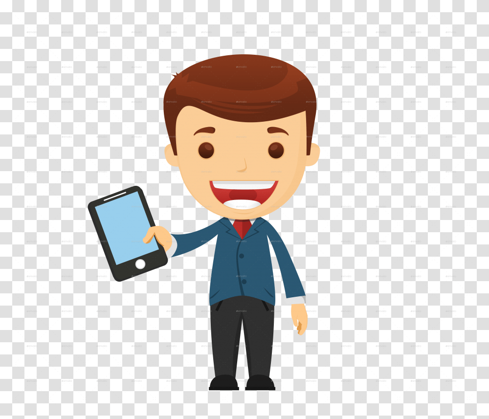 Sales Person Person On Phone Cartoon, Human, Computer, Electronics, Photogr...