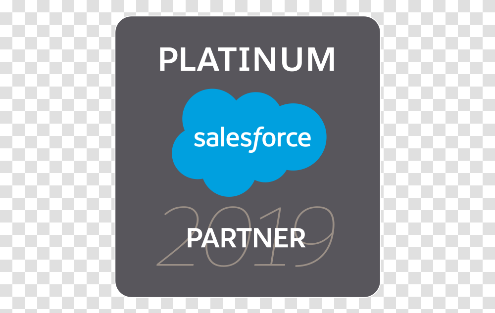 Salesforce 2019 Partner Logo, Poster, Advertisement, Flyer, Paper Transparent Png