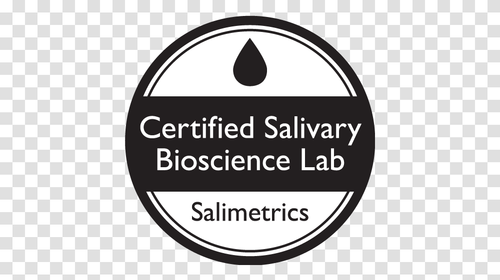 Salimetrics Certified Saliva Testing Labs - Circle, Label, Text, Word, Sticker Transparent Png
