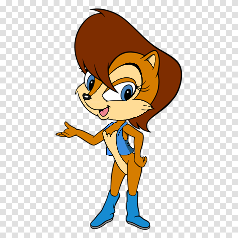 Sally Is A Chipmunk Sega Genesis Sonic The Hedgehog Box, Comics, Book, Manga, Sweets Transparent Png
