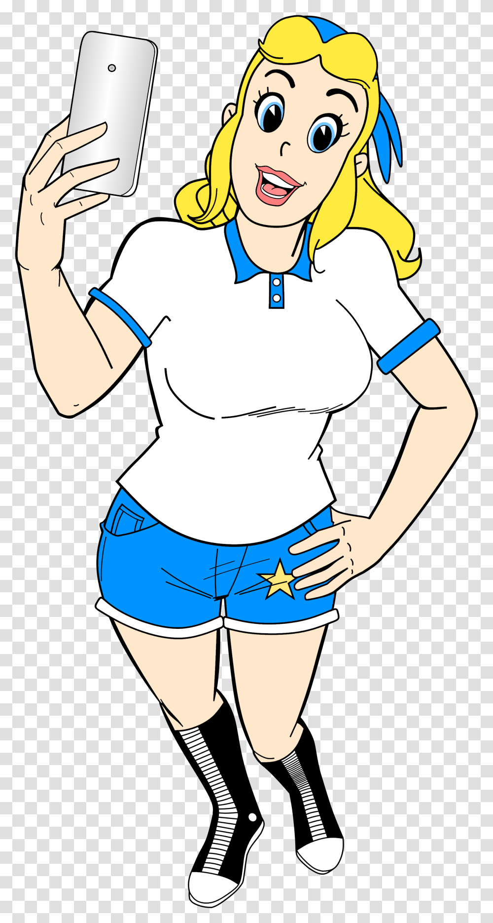 Sally Swing Anime Spring Break Render Cartoon, Person, Shorts, People Transparent Png