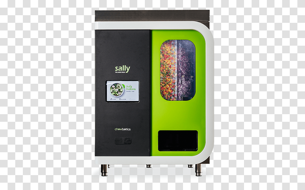 Sally The Salad Robot, Machine, Monitor, Screen, Electronics Transparent Png