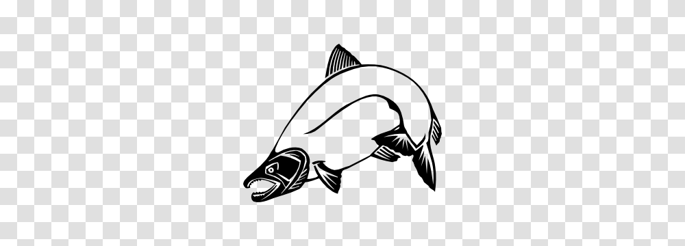 Salmon Fish Fishing Sticker, Animal, Mammal, Sea Life, Helmet Transparent Png