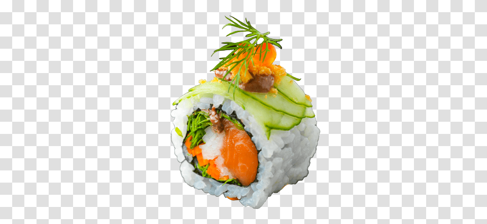 Salmon Gravlax Roll, Food, Sushi Transparent Png