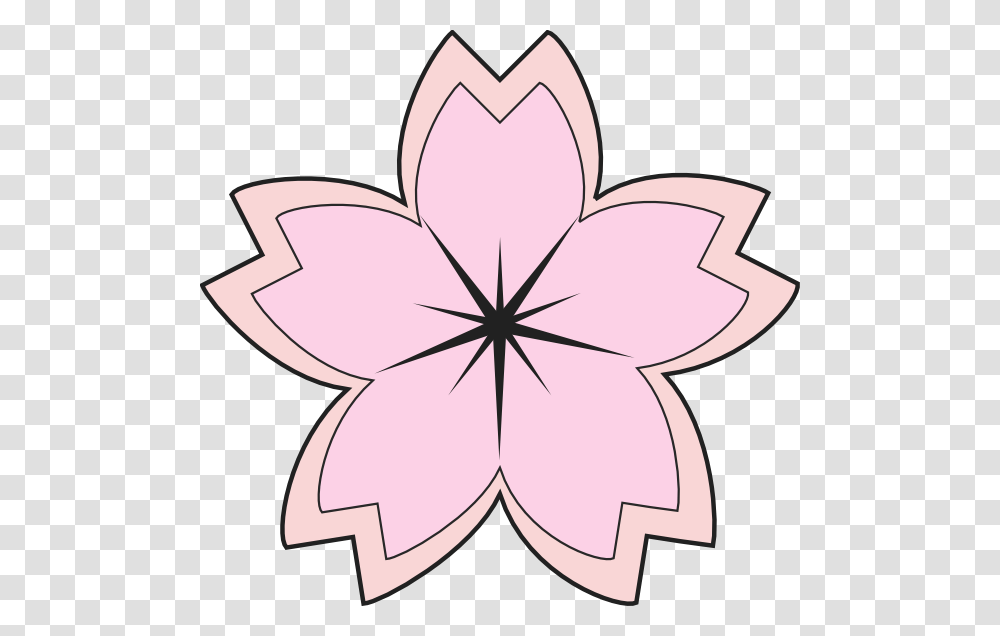 Salmon Pink Sakura Clip Art, Ornament, Pattern, Plant, Fractal Transparent Png