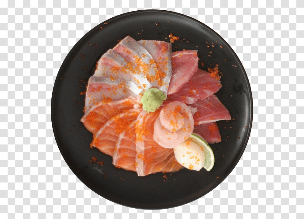 Salmon Tuna Sashimi, Meal, Food, Dish, Sweets Transparent Png