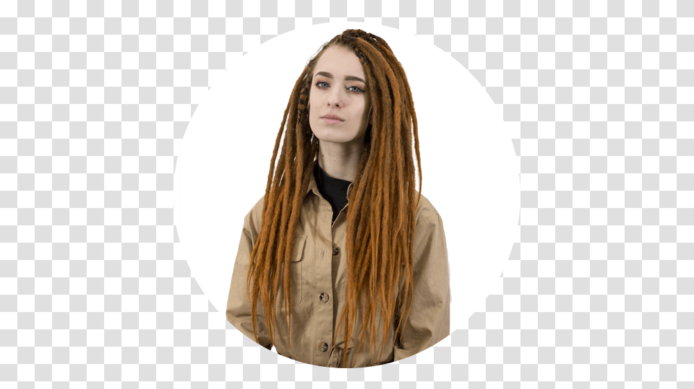 Salon Dreadlocks, Person, Human, Female, Face Transparent Png