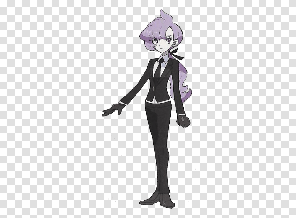 Salon Maiden Anabel Bulbapedia The Communitydriven Pokemon Anabel, Clothing, Person, Suit, Overcoat Transparent Png