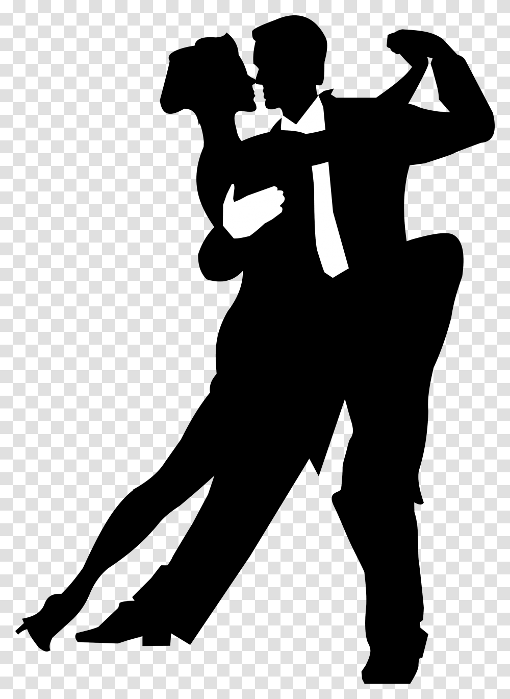 Salsa Dance Silhouette Picture Ballroom Dancing Silhouette, Person, Stencil, Dance Pose, Leisure Activities Transparent Png