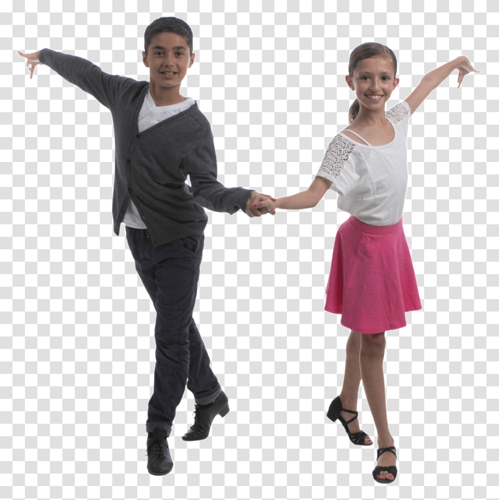 Salsa Dancers Kids Latin, Person, Skirt, Sleeve Transparent Png