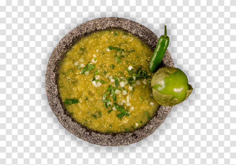 Salsa Verde Mild Salsas Background, Plant, Bowl, Dish, Meal Transparent Png