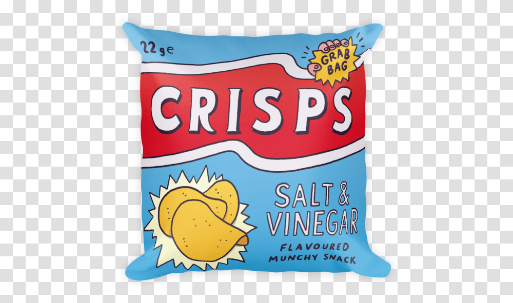 Salt Clipart Bag Salt Picture Cartoon Pictures Of Crisps, Pillow, Cushion, Food, Snack Transparent Png