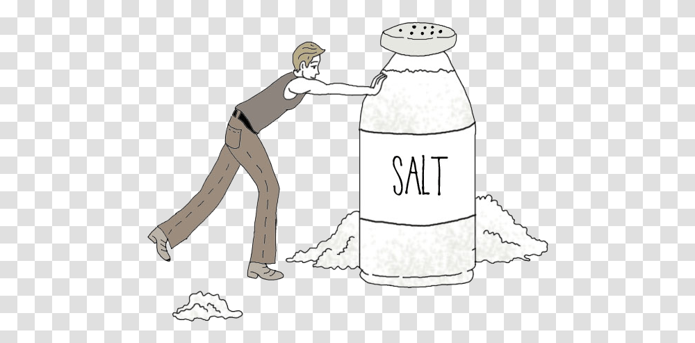 Salt Illustration, Person, Snowman, Outdoors, Mammal Transparent Png