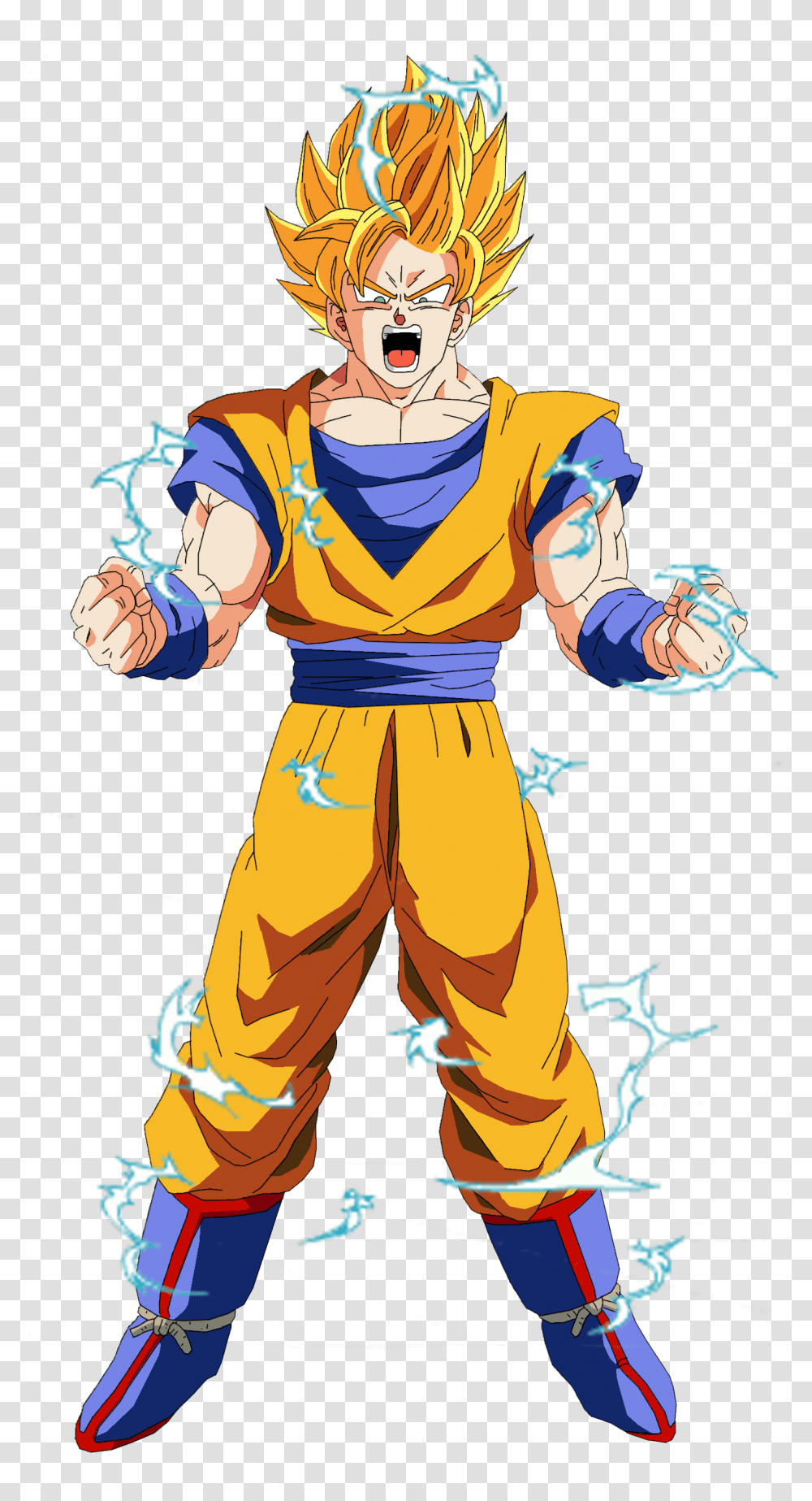 Salt Super Saiyan Dragon Ball Z Kai Goku Ssj2 Super Saiyan All Forms, Person, Comics, Book, Hand Transparent Png