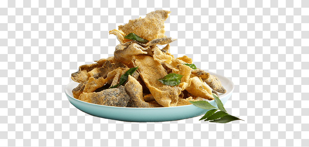 Salted Egg Fish Skin, Food, Meal, Dish, Fries Transparent Png