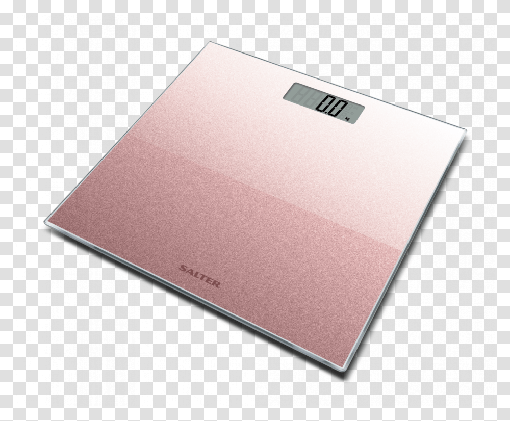 Salter Rose Gold Glitter Digital Bathroom Scale Paper, Business Card Transparent Png