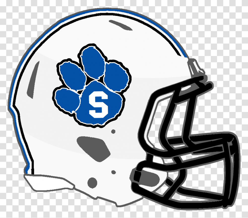 Saltillo Tigers Psu Football Helmet Clipart Full S Football Helmet, Clothing, Apparel, American Football, Team Sport Transparent Png