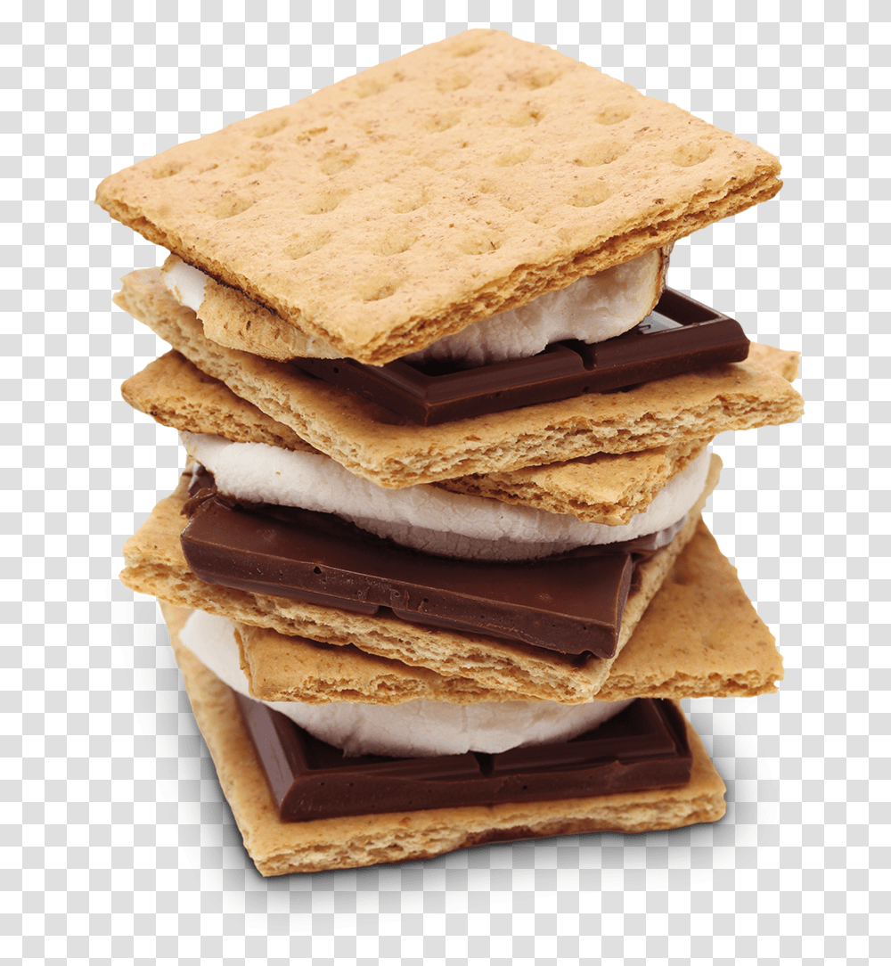 Saltine Cracker Loaded Smores 120 Ml, Bread, Food, Sweets, Confectionery Transparent Png