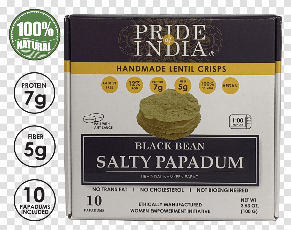 Salty Black Bean Namkeen Papadum Lentil CrispClass, Paper, Advertisement, Poster Transparent Png