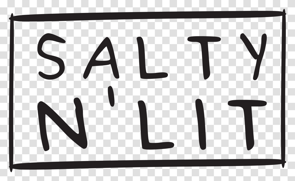 Salty N Lit Clothing, Handwriting, Calligraphy, Alphabet Transparent Png
