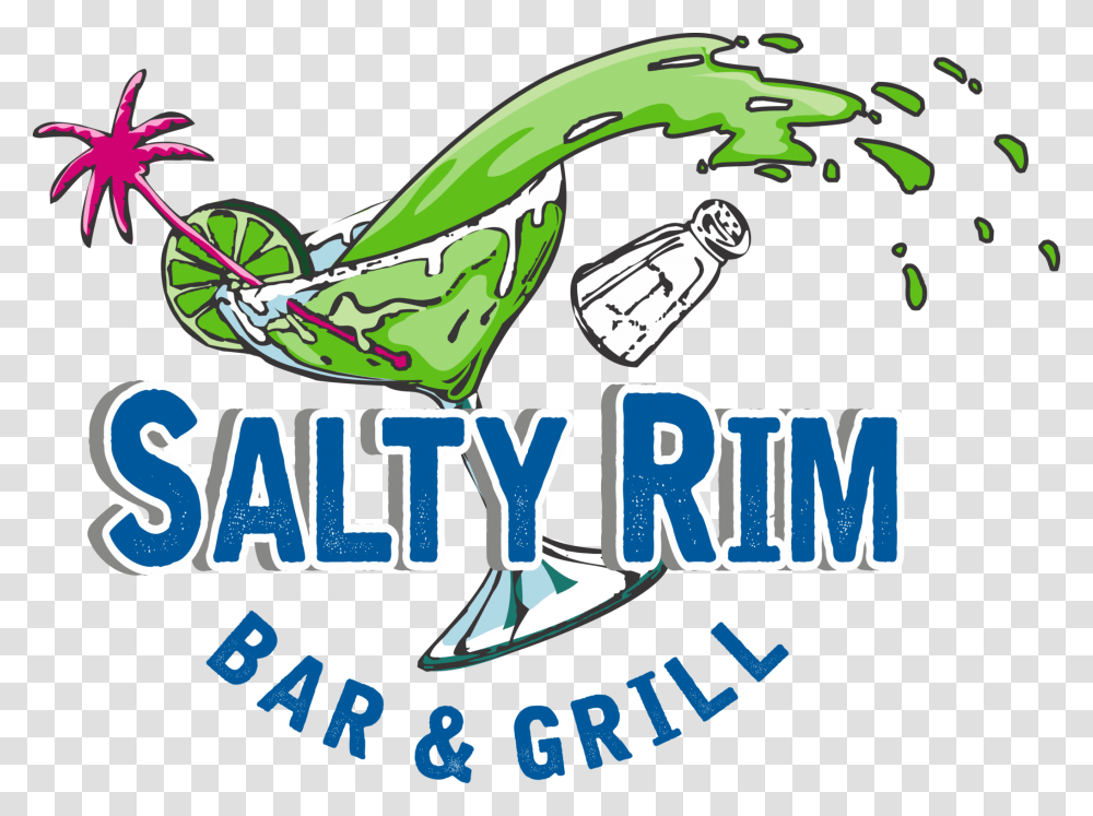 Salty Rim Restaurant Logo Graphic Design, Flyer Transparent Png