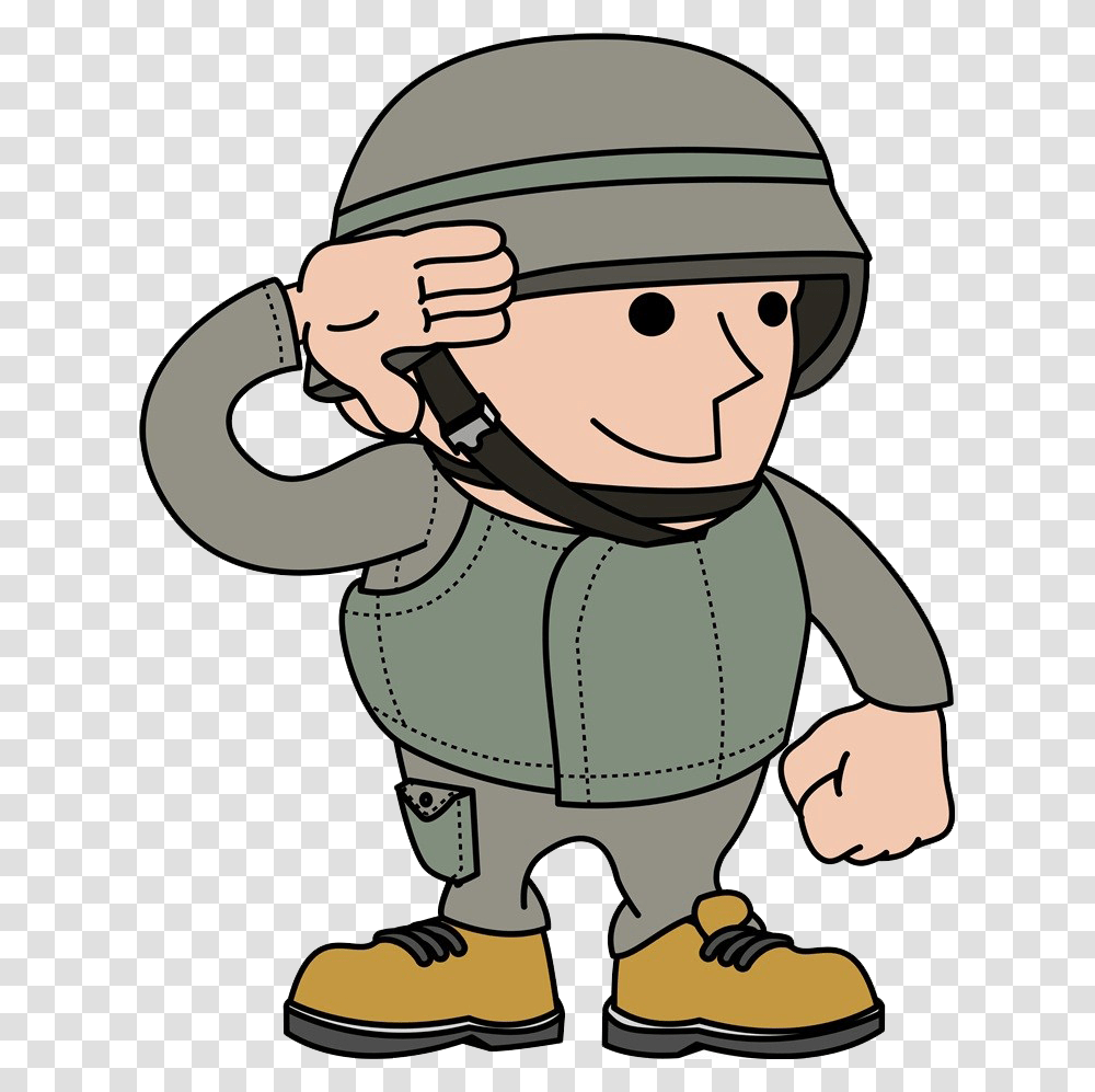Salute Royalty Free Military Clip Art The Cartoon Army Soldier, Person, Helmet, Ninja Transparent Png