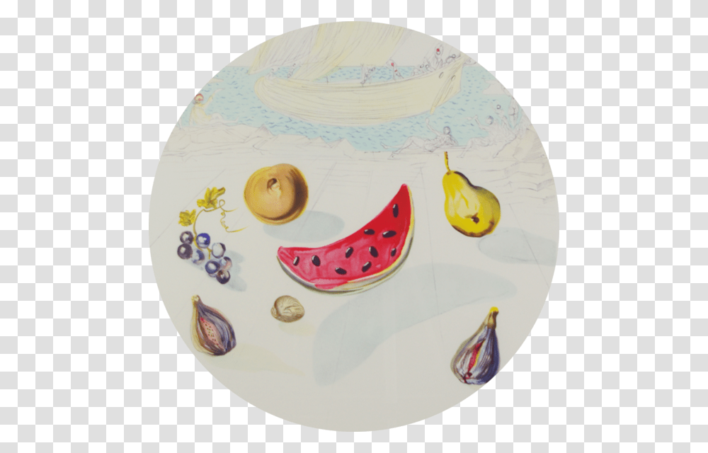Salvador Dali Paintings On Fruits, Plant, Food, Dish, Meal Transparent Png