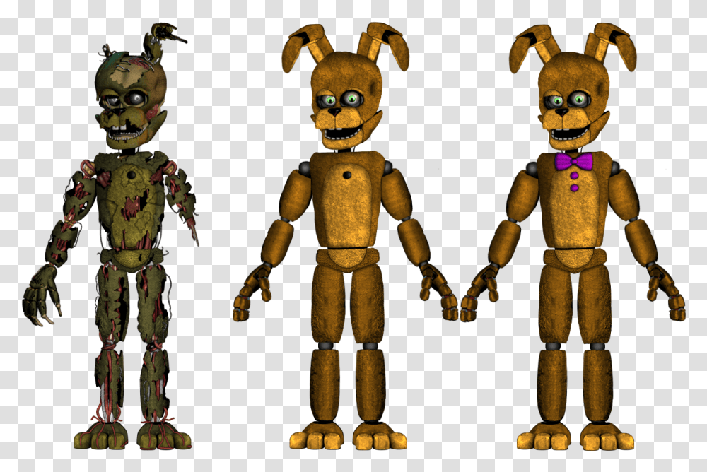 Salvage Springtrap Full Body Download Spring Trap Full Body, Robot, Toy, Person, Human Transparent Png