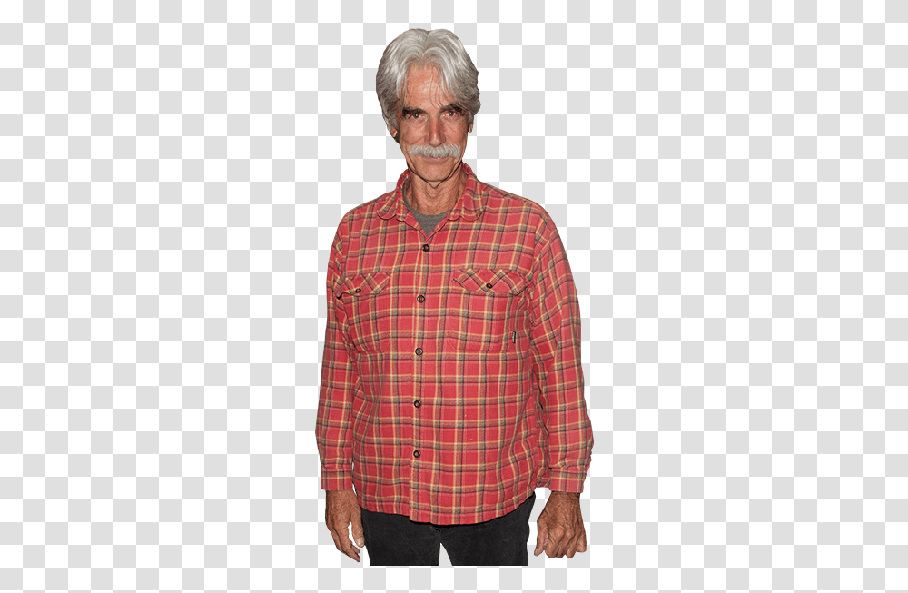 Sam Elliott Background, Apparel, Shirt, Person Transparent Png