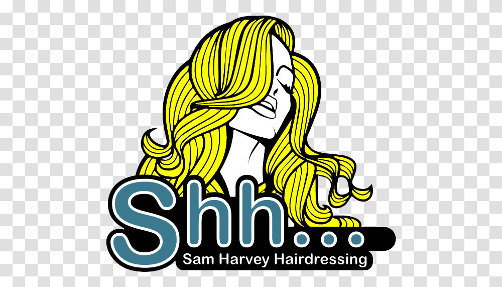 Sam Harvey Hardressing Woman Hair Silhouette, Art, Text, Graphics, Drawing Transparent Png