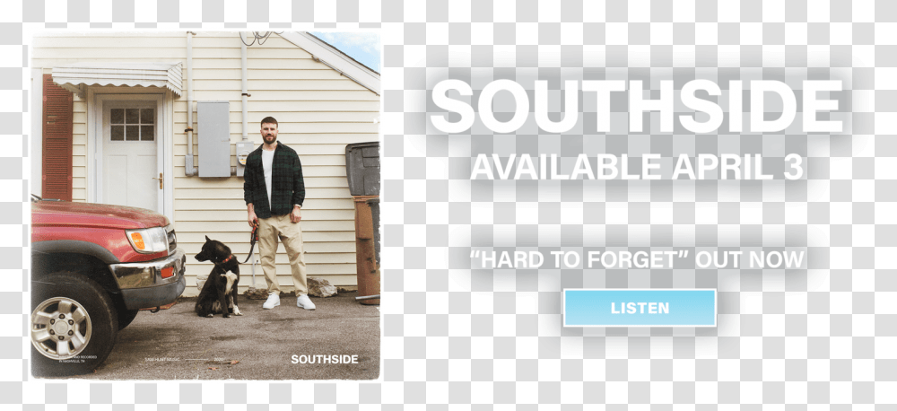 Sam Hunt Southside Album Cover, Person, Dog, Shoe Transparent Png