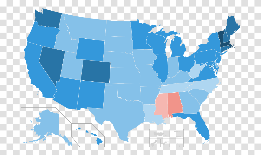 Same Sex Marriage States 2018, Map, Diagram, Plot, Atlas Transparent Png