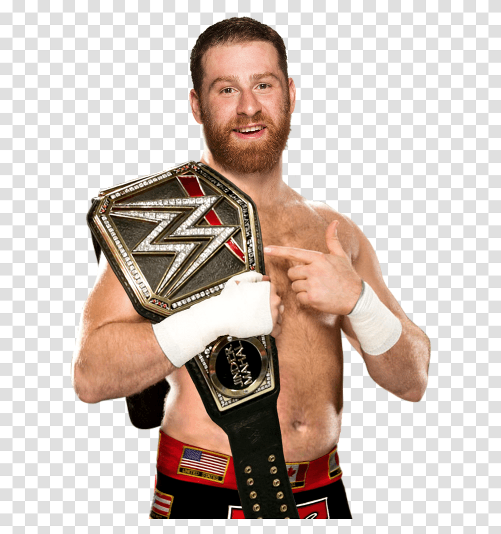 Sami Zayn Wwe Champion, Person, Human, Boxing, Sport Transparent Png