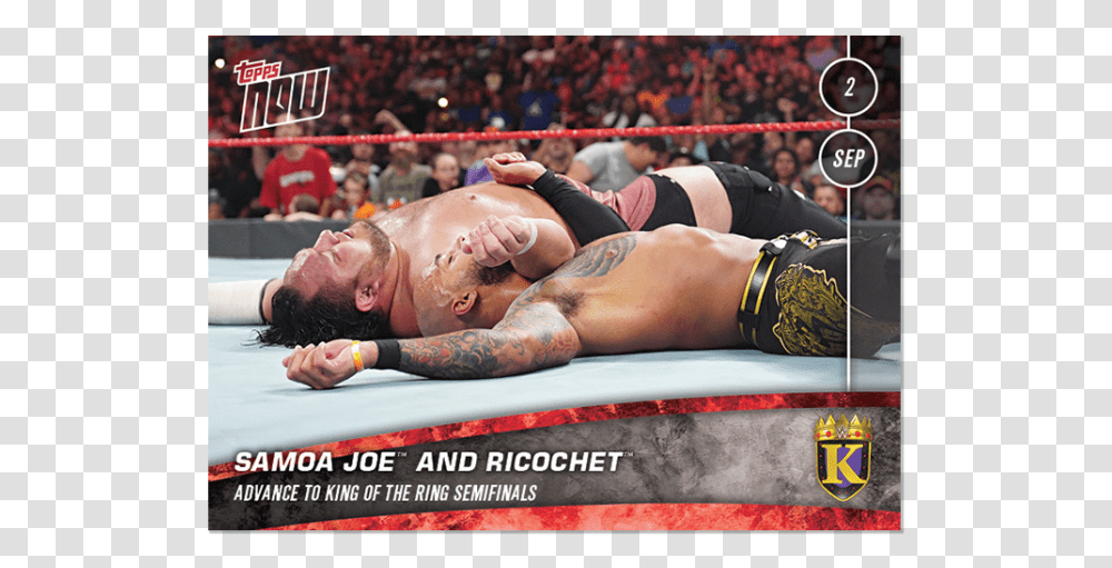 Samoa Joe And Ricochet Advance To King Of The Ring Magento, Person, Human, Sport, Sports Transparent Png