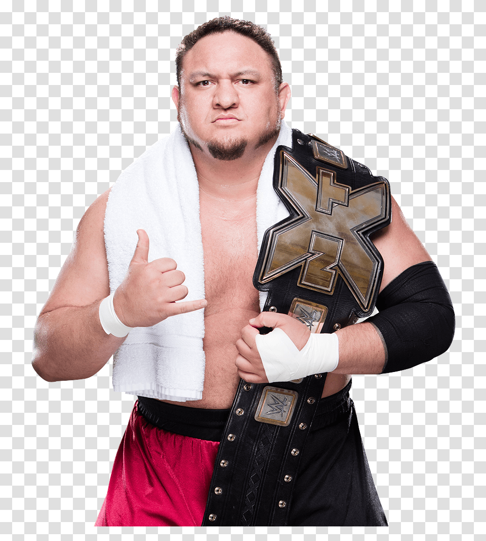 Samoa Joe Oww, Clothing, Person, Buckle, Skirt Transparent Png