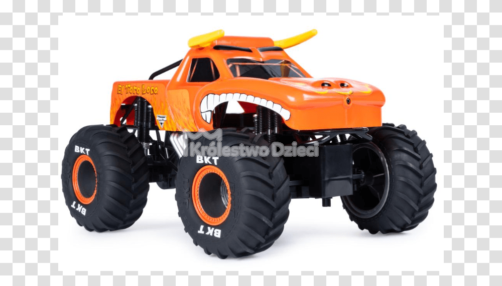 Samochd Zdalnie Sterowany Rc Monster Truck El Toro Loco Toy, Vehicle, Transportation, Tractor, Lawn Mower Transparent Png