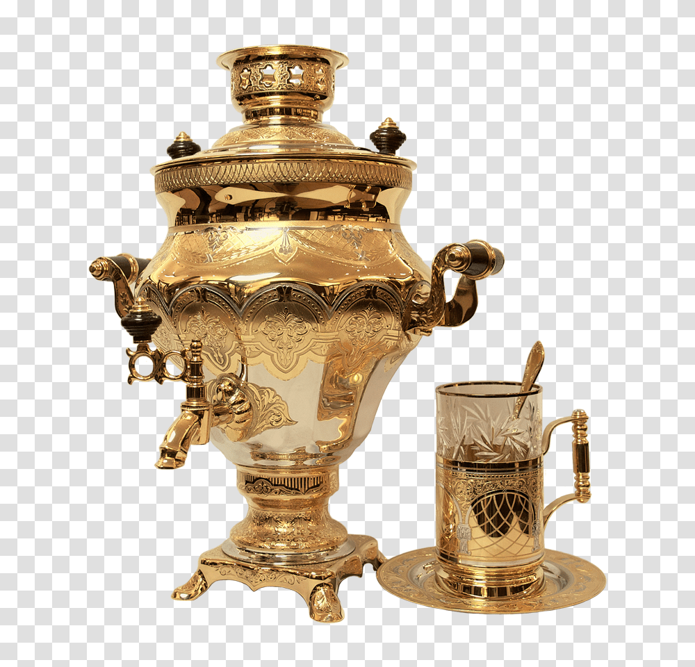 Samovar, Tableware, Lamp, Bronze, Gold Transparent Png