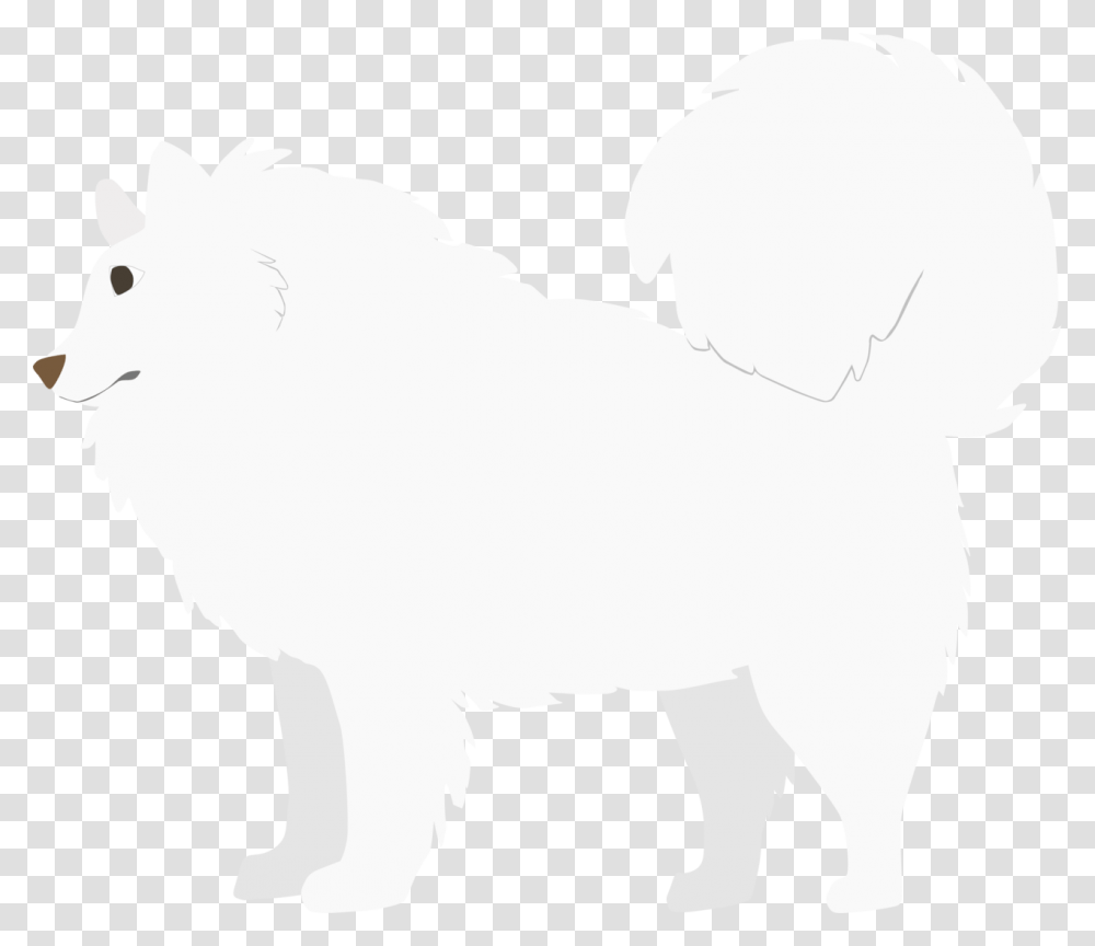 Samoyed Stickers Amp Merch Up On Redbubble He Babyhttps Japanese Spitz, Silhouette, Animal, Mammal, Wolf Transparent Png