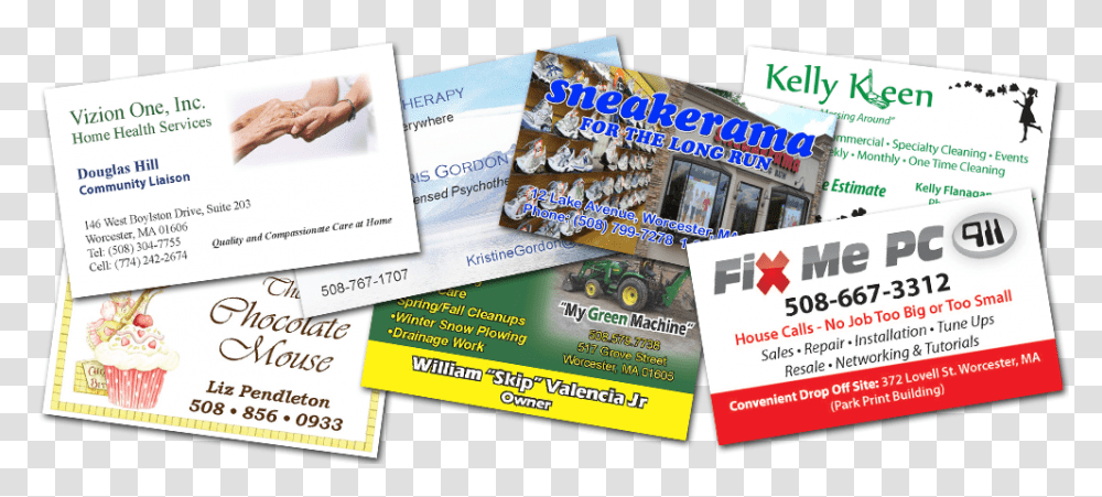 Sample Business Card Designs Flyer, Poster, Paper, Advertisement, Brochure Transparent Png